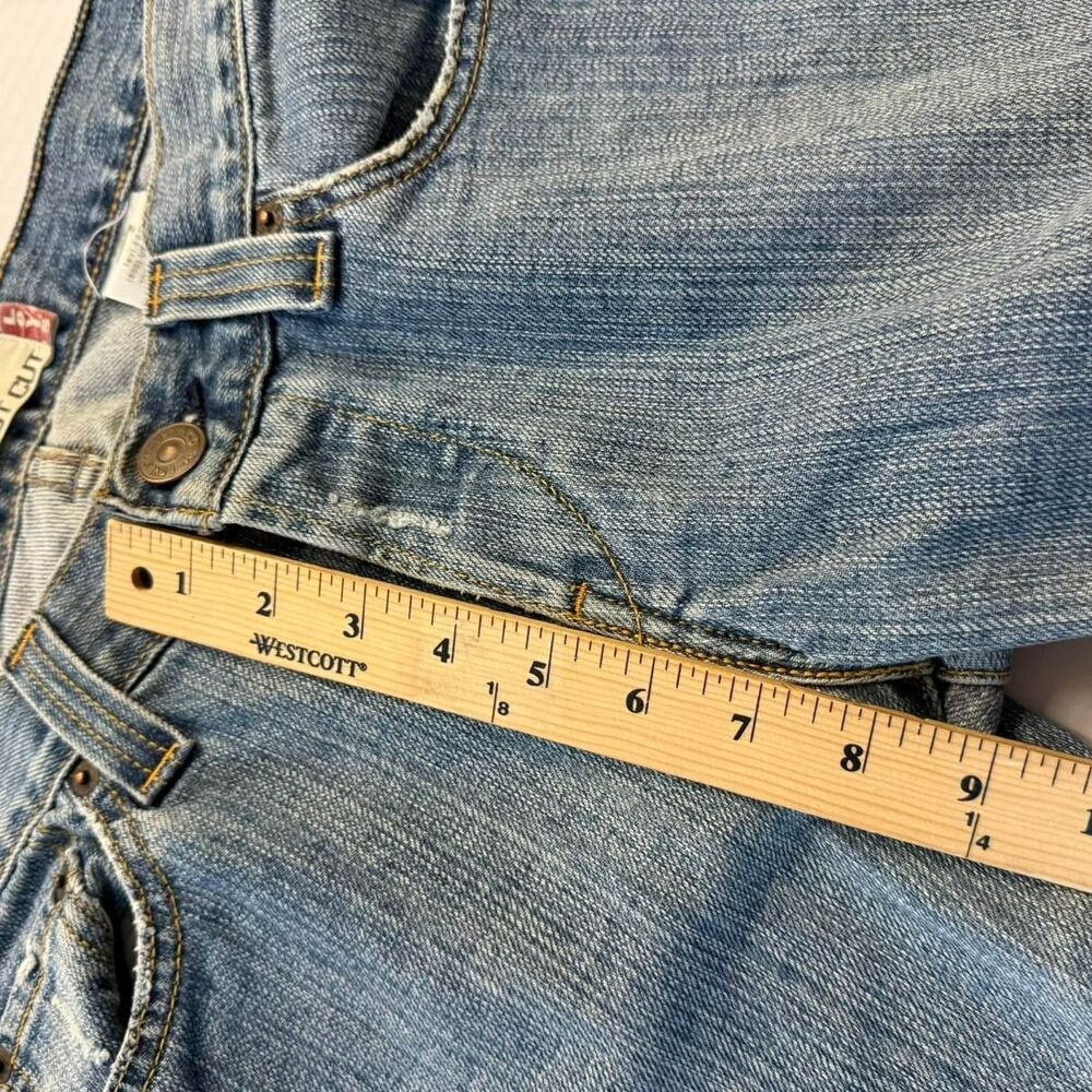 Levi's Slouch Bootcut Patchwork Jeans Size 9 - image 4